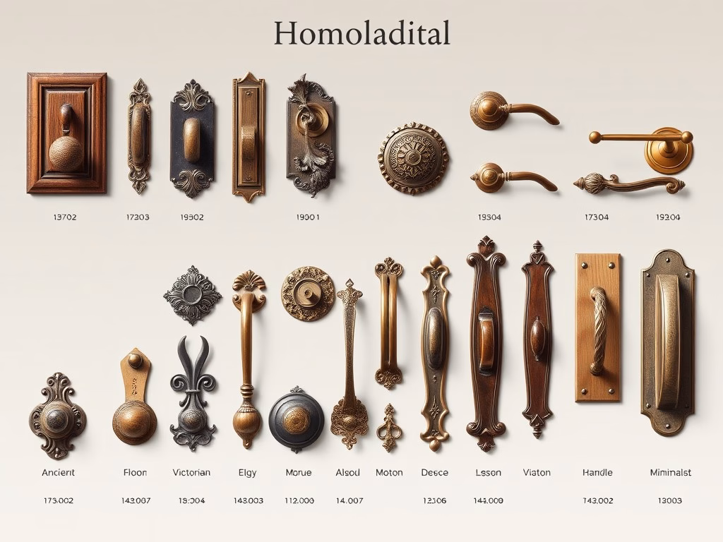 Evolución histórica de los tiradores de puerta