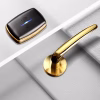 S100 split smart lock with patented design, RFID reader and door handle system for hotel and commercial doors