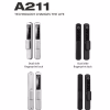 dual‑side and single‑side fingerprint smart door lock lineup in stainless and black
