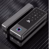 Face recognition smart lock with HD camera, touch keypad, and illuminated base light