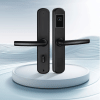 slim hotel smart card lock poster highlighting offline, HTLock, and TTHotel support