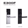 smart fingerprint lever lock lineup in stainless steel and black finishes