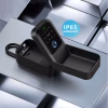 IP65 smart key box with illuminated keypad and open storage tray on metallic background