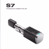 Smart electronic door cylinder product view highlighting compact design